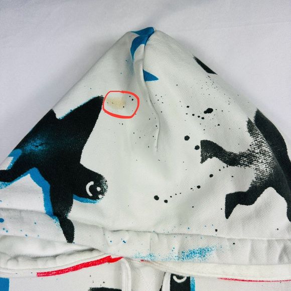 Adidas Shmoo Hoodie AOP White Men's Size Medium Pullover All Over Print FM1438 - Picture 14 of 15